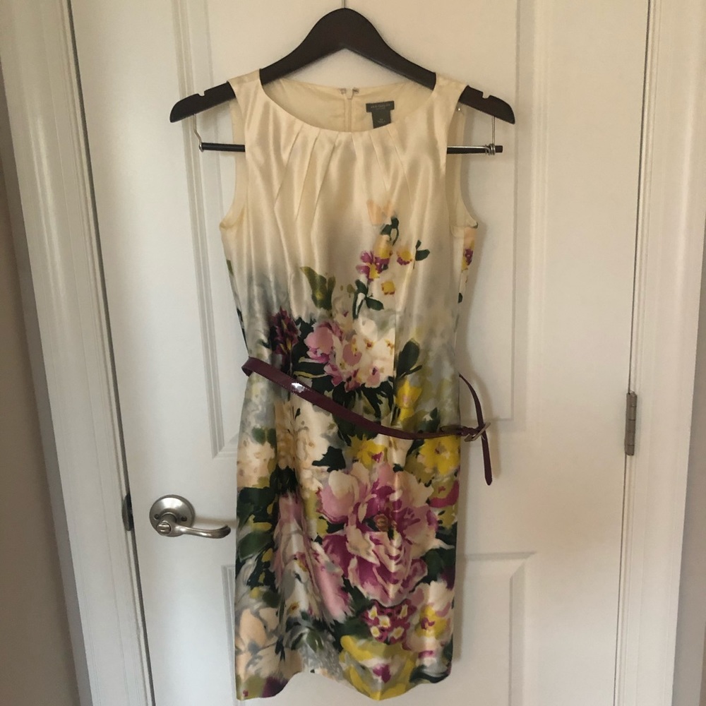 Floral print spring/work dress.